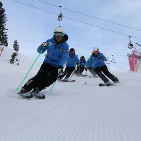 The Pampeago Alps Ski School