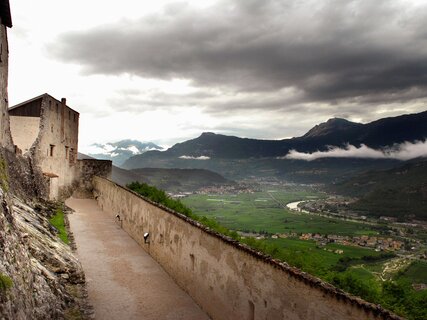 Castel Beseno - Panorama sulla Vallagarina