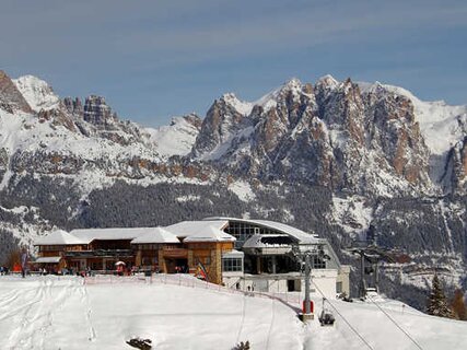 Moena ski lifts and slopes - Ski resort Alpe Lusia - Moena