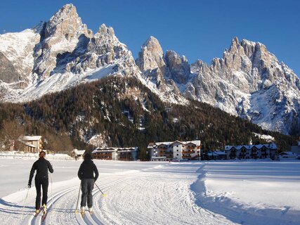 Rolle Pass - Skiing holiday Passo Rolle, Cross-country skiing in the Italian Alps