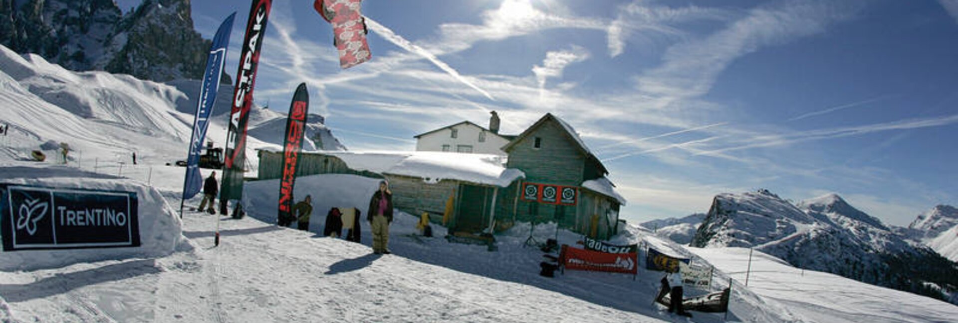 Ski resort San Martino di Castrozza / Rolle Pass - Alps - Dolomites