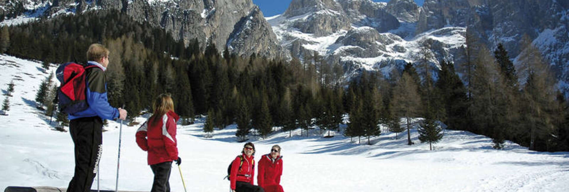 Ski resort San Martino di Castrozza / Rolle Pass Dolomites