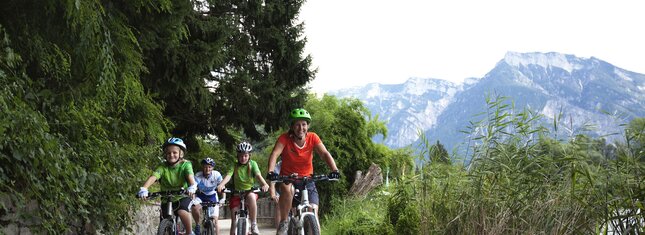Vacanze con i bambini in bicicletta a Levico