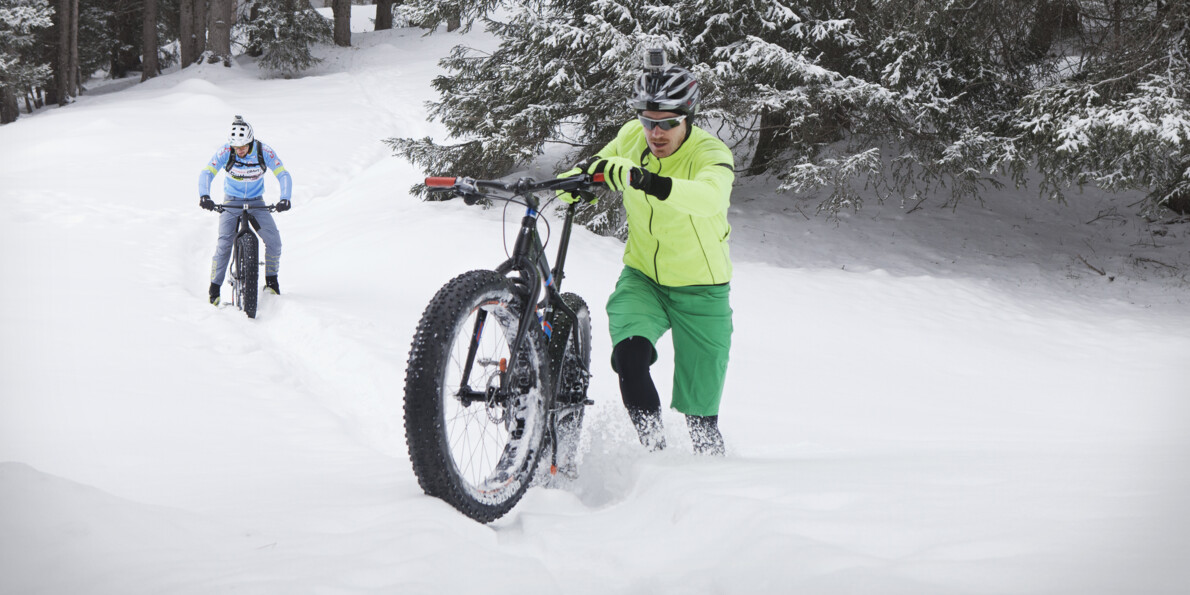 Fat Bike: prova la bici dalle ruote grasse sulla neve del Trentino
