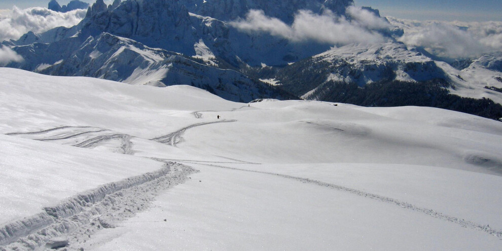 Cima Juributto: recht op Pale di San Martino af