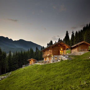 The beauty of mountain chalets