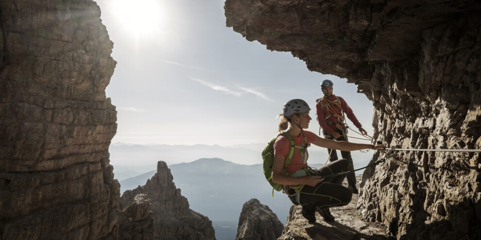 Bocchette di Brenta - Via Ferrata - Sommerurlaub in den Bergen
