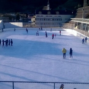 Ice-skating Rink in Transacqua