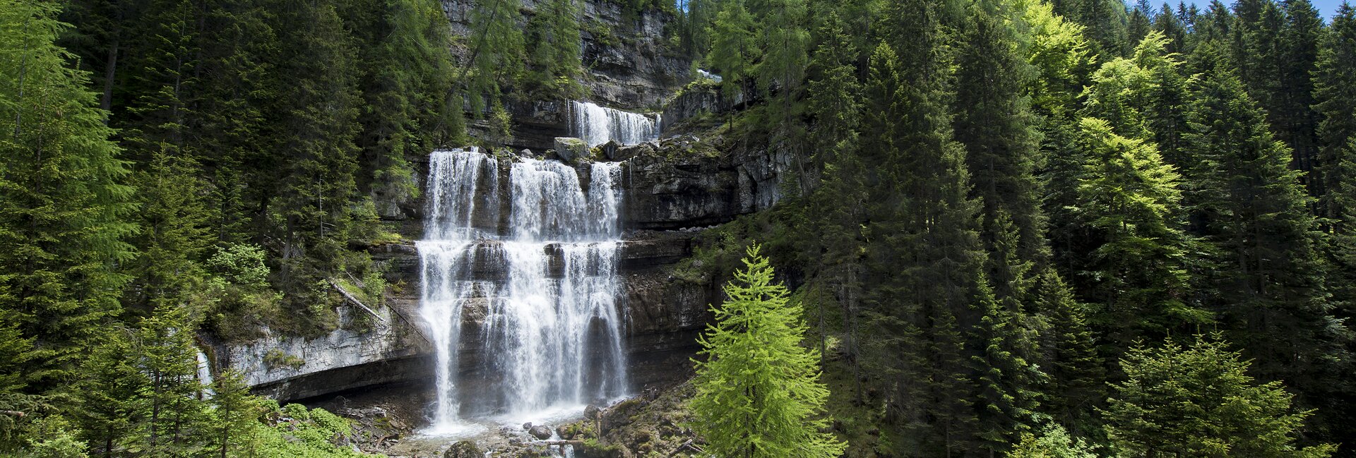 Cascate di Vallesinella nel Parco Naturale Adamello Brenta