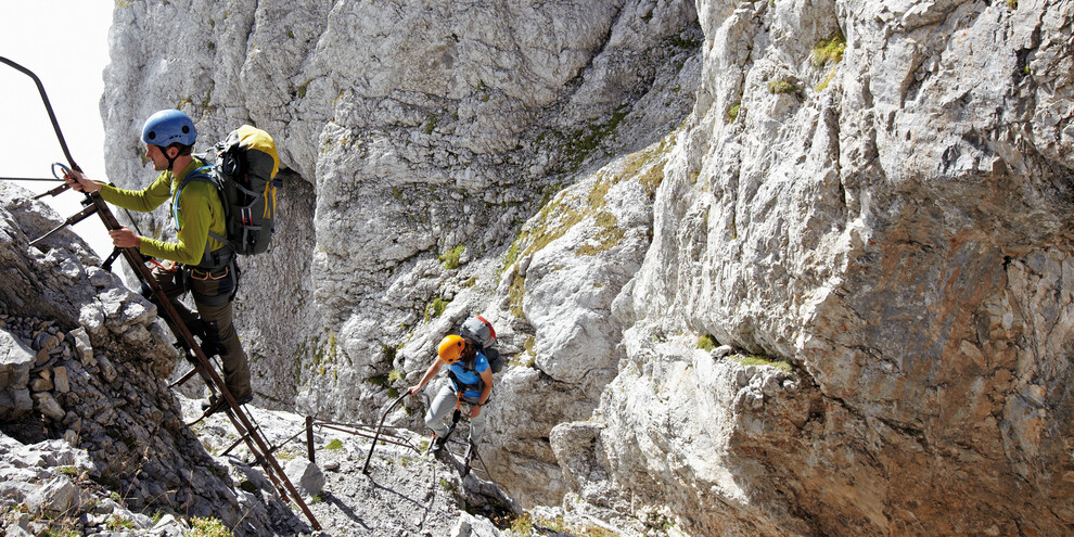 Adrenaline on the via ferrata
