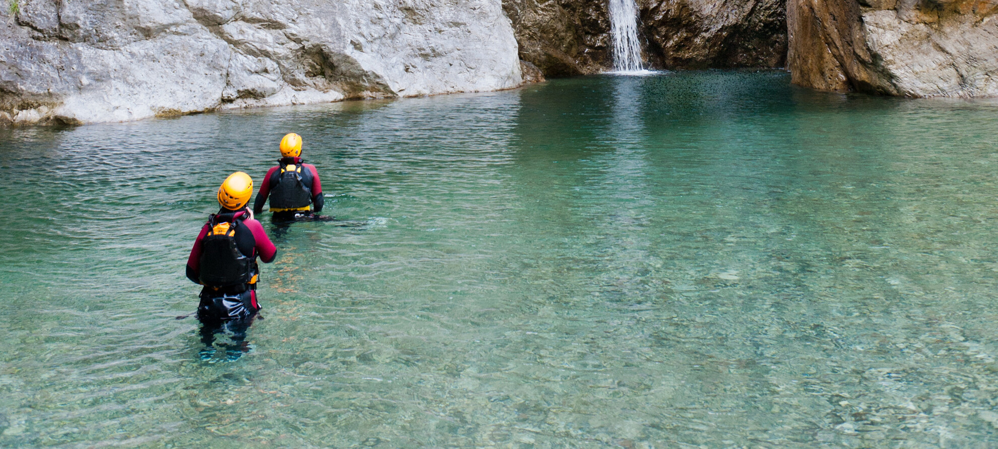 Down gullies and gorges