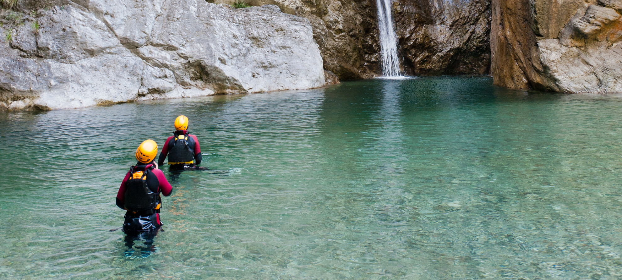 Down gullies and gorges