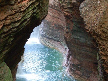 Il torrente Fersina nell'Orrido di Ponte Alto