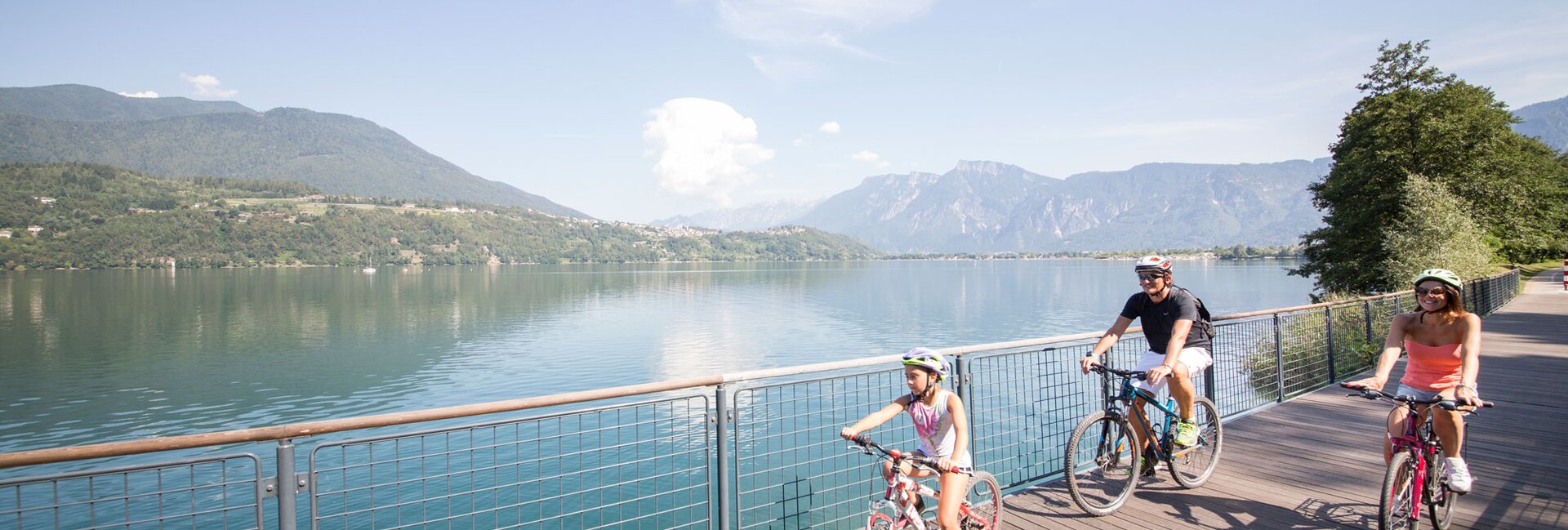 Meer van Caldonazzo, fietsen rond Caldonazzomeer