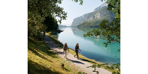 Giro a piedi del lago di Molveno Giro a piedi del lago di Molveno