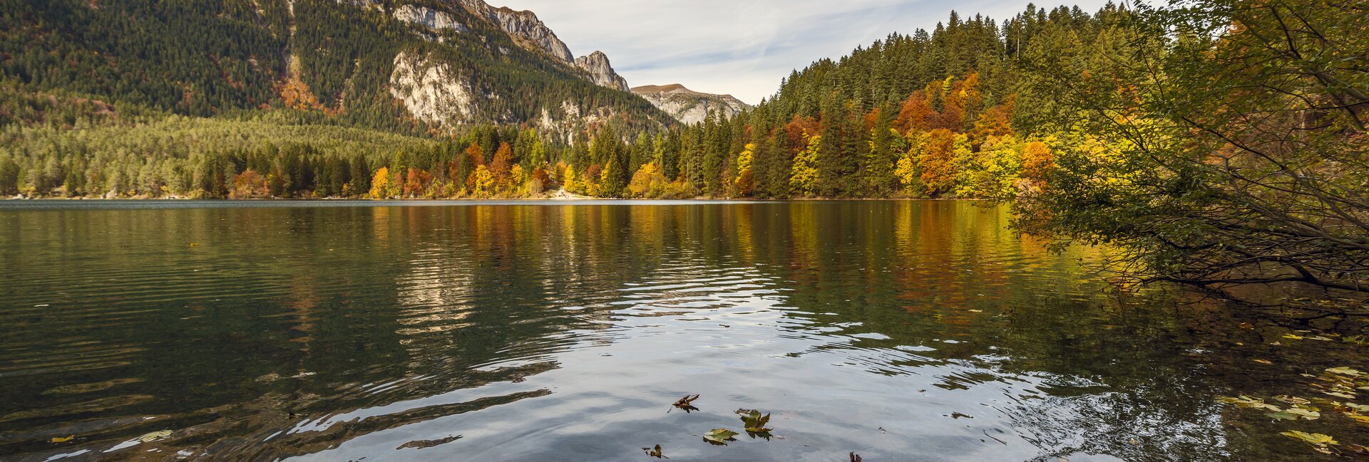 Lake Tovel in Autumn