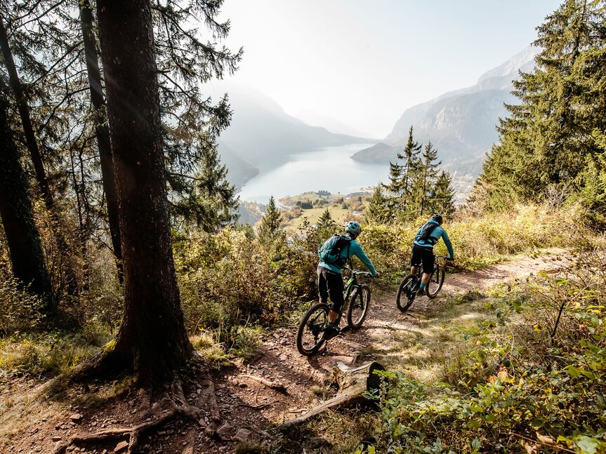 Molveno - MTB Excursions on the Brenta Dolomites.