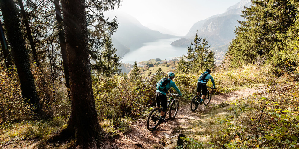 Molveno - MTB Excursions on the Brenta Dolomites.