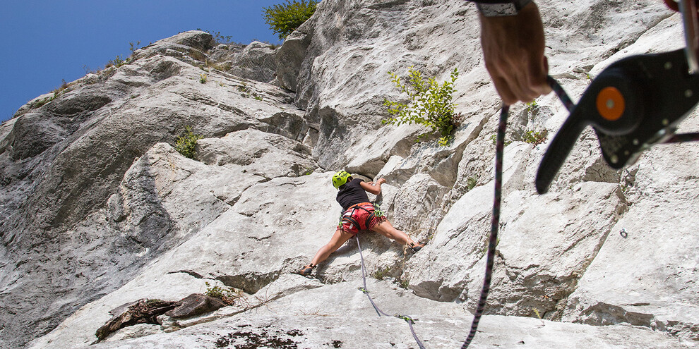 Rock climbing and bouldering 