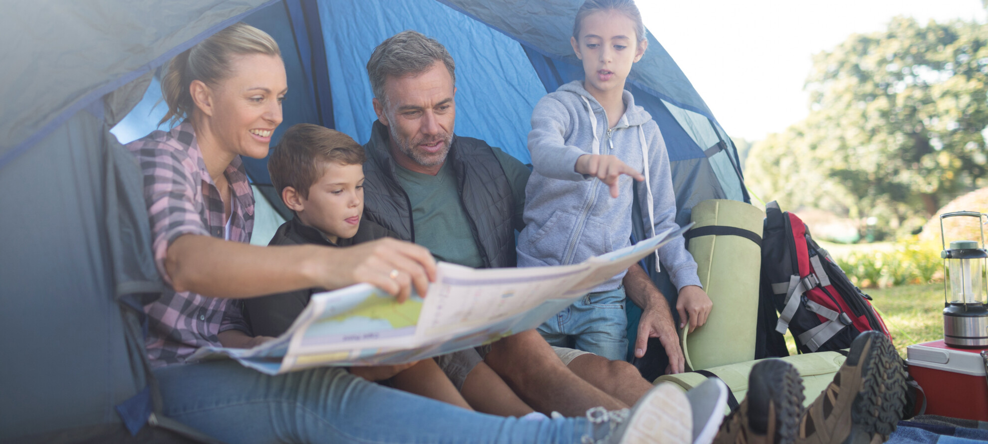 In campeggio i bambini si divertono il doppio