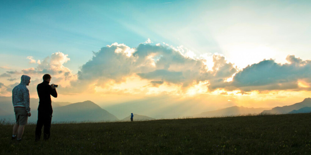 Sunset in the Adamello-Brenta Natural Park