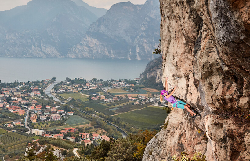 Explore Trentino's  Lake Garda climbing spots 