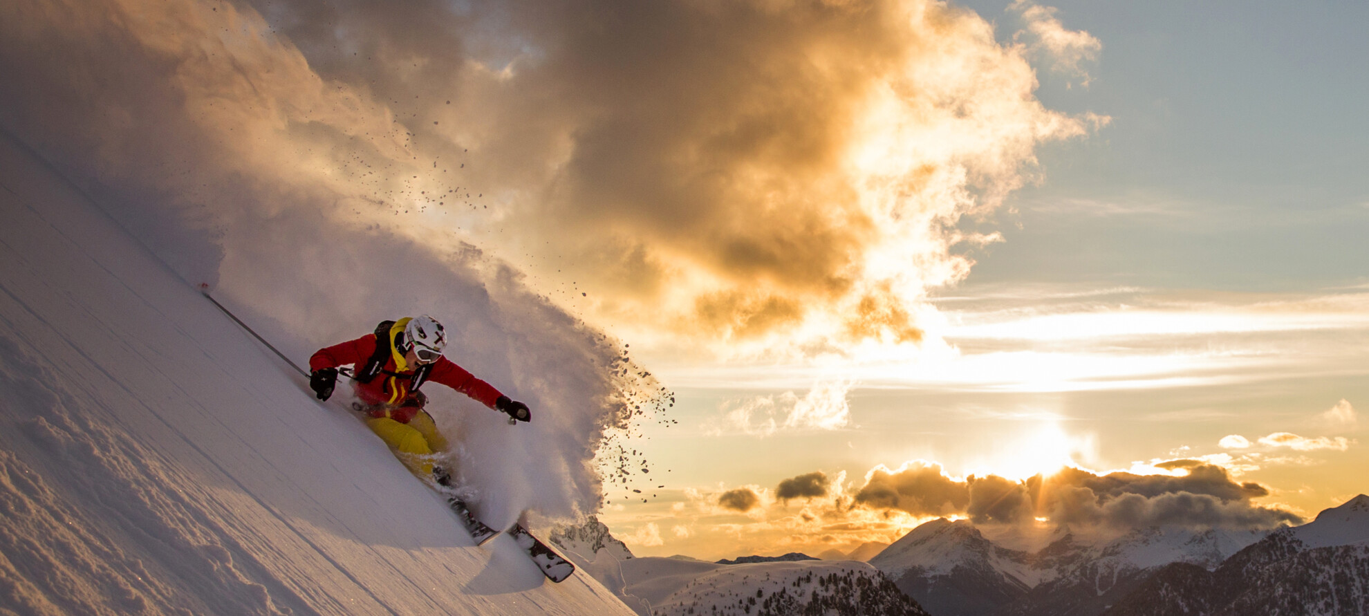 Skiing with the champions