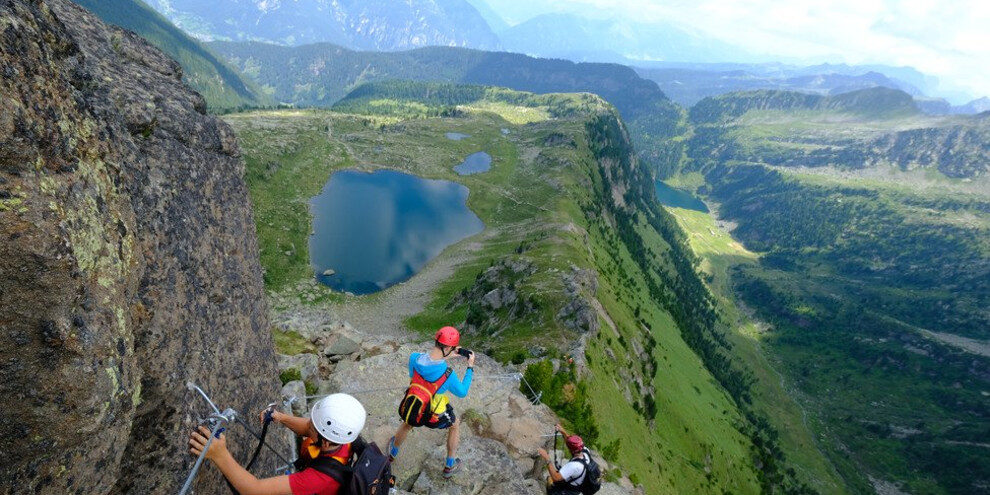 Ferrata dei Laghi, Cermiskyline - Val di Fiemme 