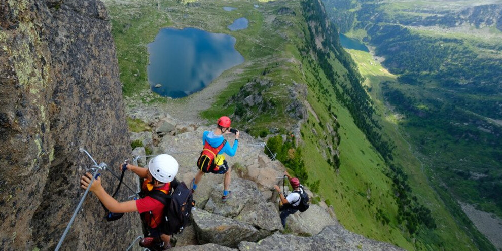 Ferrata dei Laghi, Cermiskyline - Val di Fiemme 