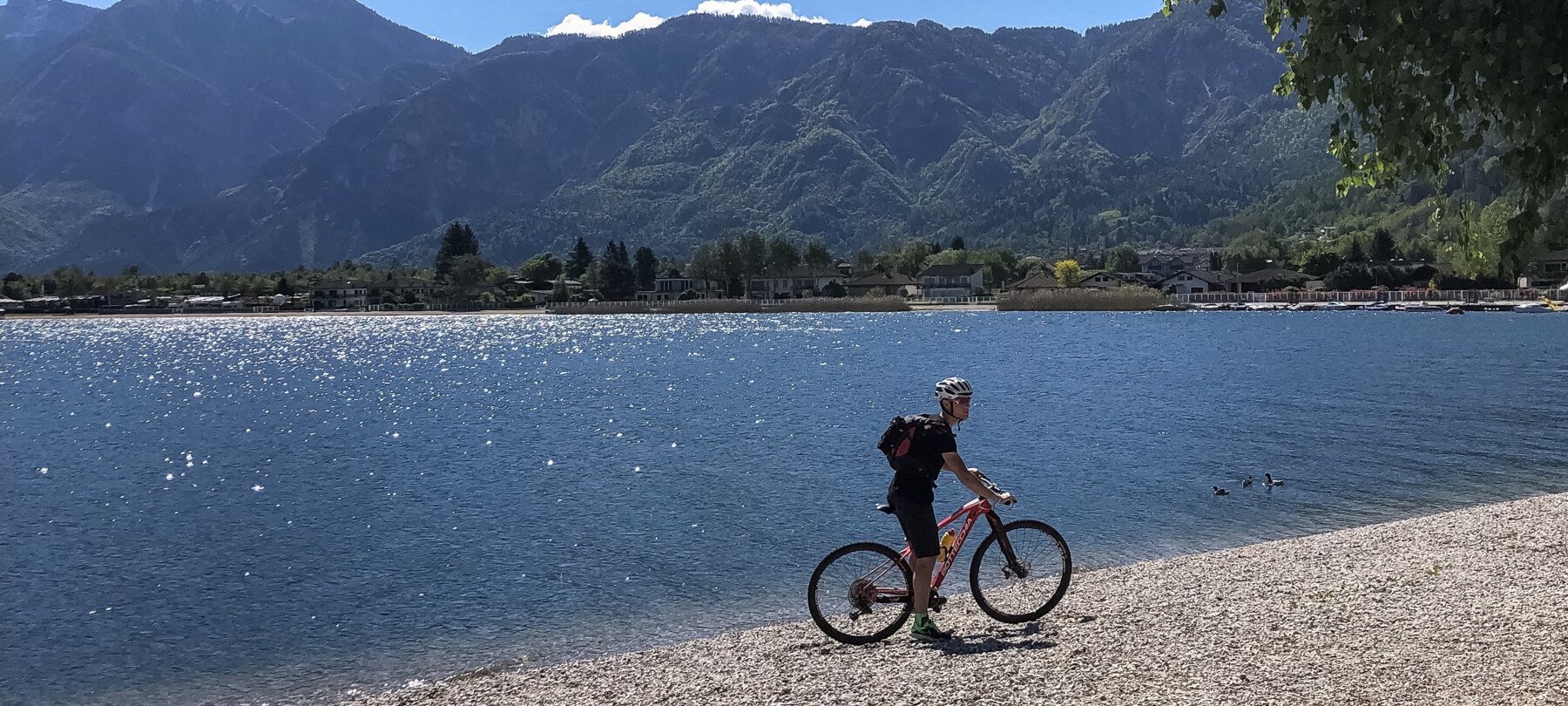 An easy route along the Valsugana cycleway
