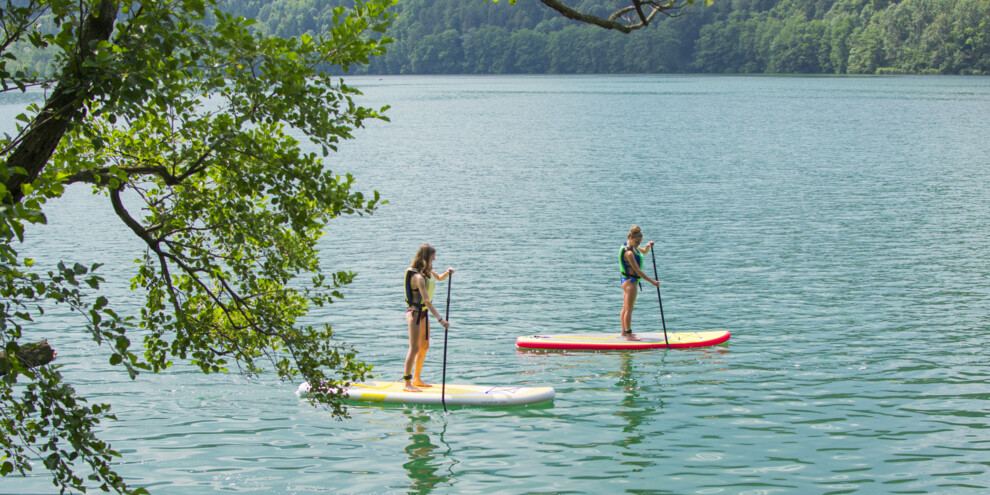 Per esplorare in SUP i laghi Bandiera Blu