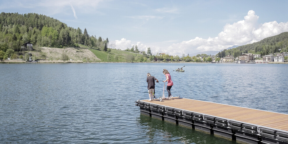 A dip in the Blue Flag lakes