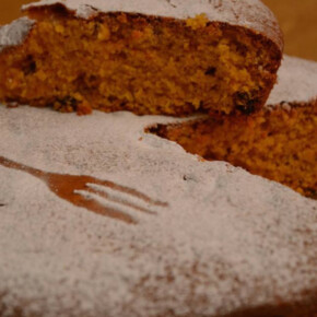 Torta di zucca e amaretti
