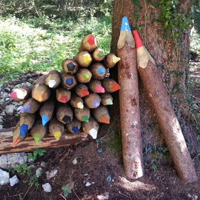 Wege für kleine Wanderer: BOSCO ARTE STENICO | © North Lake Garda Trentino 