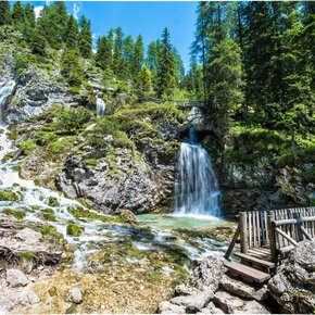 Cascate e ponticelli di Vallesinella alta | © APT Madonna di Campiglio, Pinzolo, Val Rendena