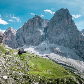 The Marie and Alberto Refuge at Brentei | © APT Madonna di Campiglio, Pinzolo, Val Rendena