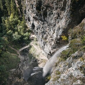 Tret Waterfall Deutschnonsberg Trentino | © APT Val di Non 