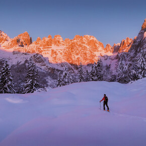 Ski mountaineering in the Dolomiti di Brenta | © APT Dolomiti di Brenta e Paganella