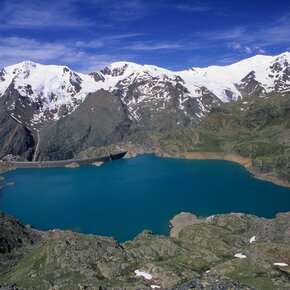 Lake and dam of Careser | © APT Valli di Sole, Peio e Rabbi