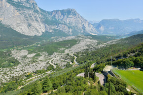 The Marocche area (on the right, in the background, lake Cavedine) | © Garda Trentino