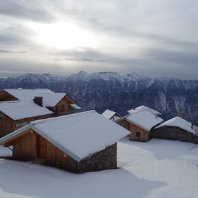 the huts near Rif.Serot | © APT Valsugana e Lagorai