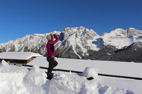 Panorama on the Brenta Dolomites from "Cascina Zeledria" | © APT Madonna di Campiglio, Pinzolo, Val Rendena