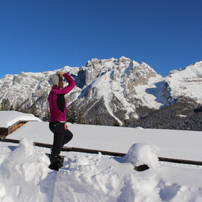 Panorama on the Brenta Dolomites from "Cascina Zeledria" | © APT Madonna di Campiglio, Pinzolo, Val Rendena