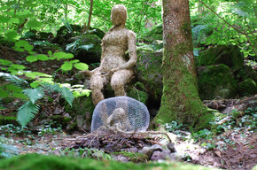 Installazione artistica lungo il sentiero Salagadart  | © APT Madonna di Campiglio, Pinzolo, Val Rendena