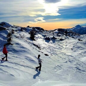 Snowshoe hike in the Spinale area at Madonna di Campiglio | © Madonna di Campiglio Azienda per il Turismo 