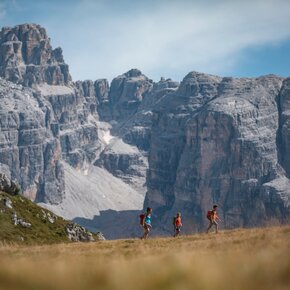 High-altitude pasture and panoramic view of the Dolomites di Brenta | © APT Madonna di Campiglio, Pinzolo, Val Rendena