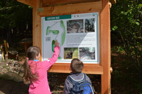 Rais trail signage | © APT Dolomiti di Brenta e Paganella