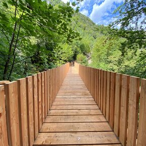 Il sentiero Tracciolo tra Sporminore e Sorgente Busoni | © APT Val di Non 