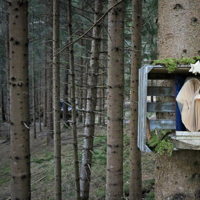 Christmas cribs in the woods | © APT Val di Fiemme