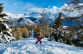 Skimountaineering route to Rifugio 5 Laghi | © Madonna di Campiglio Azienda per il Turismo 